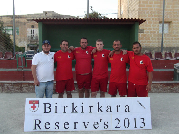 Birkirkara Champions tat-Tielet Divizjoni Reserve ghas-Sena 2013