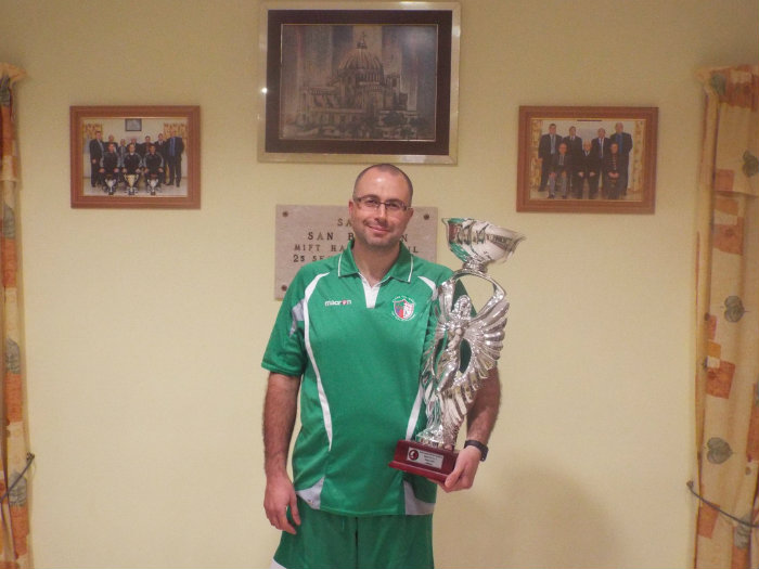 Noel Axiaq (Qormi San Bastjan) Champion ta` Malta 2014